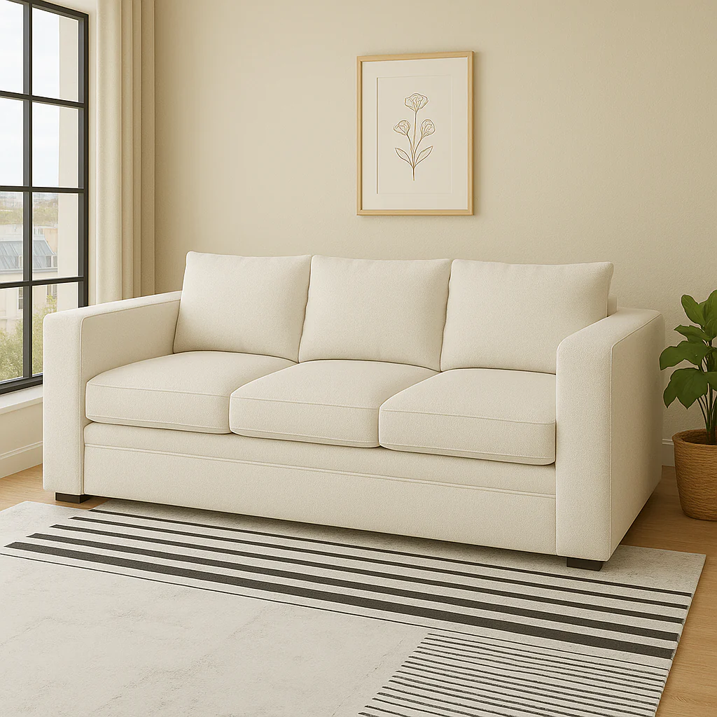 Arflex Fabric Sofa with Storage