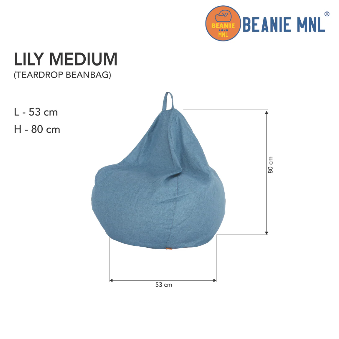 Beanie MNL - Lily Medium Teardrop Bean Bag (Cover Only) - Image 5