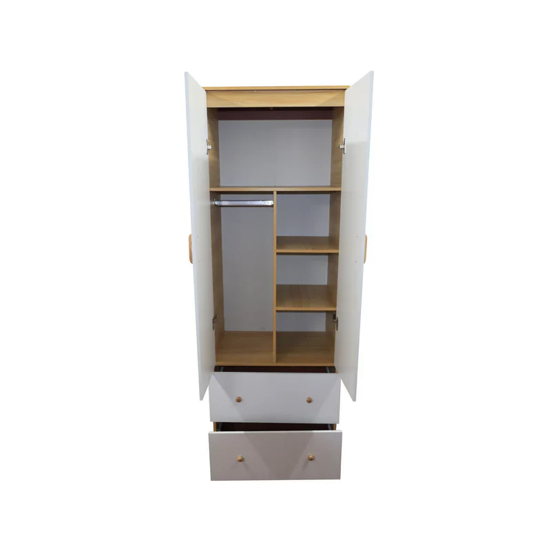 Blowout Sale - Bret 2-Door Wardrobe - Image 2