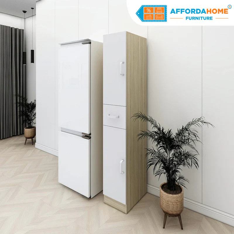 Blowout Sale - Mercy Kitchen Tall Cabinet 2-Door; 1-Drawer