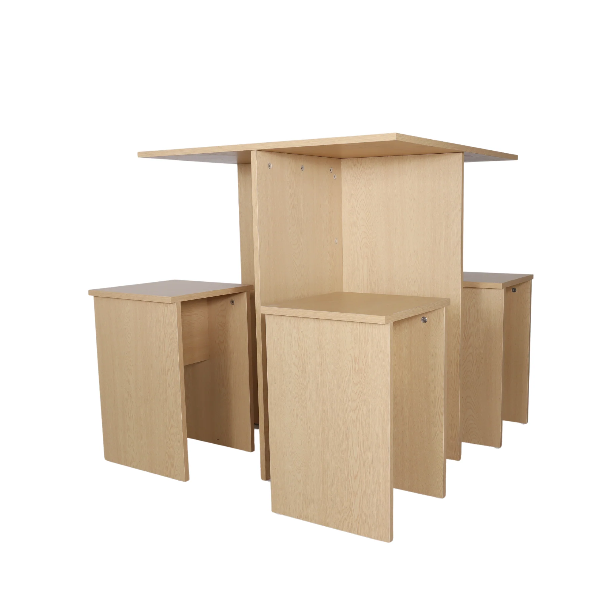 Brandon Minimal 4-Seater Dining Set - Image 4