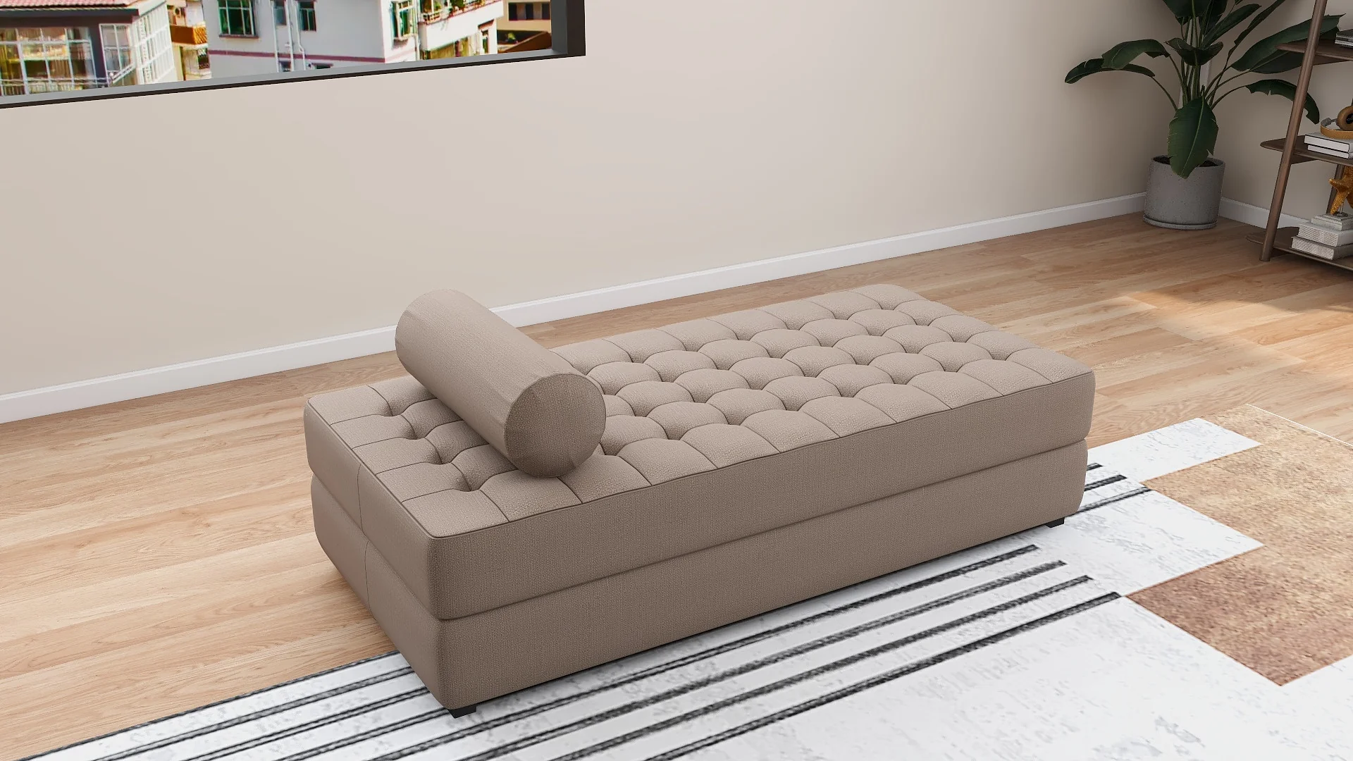 JULIET Bench Fabric Sofa - Image 3