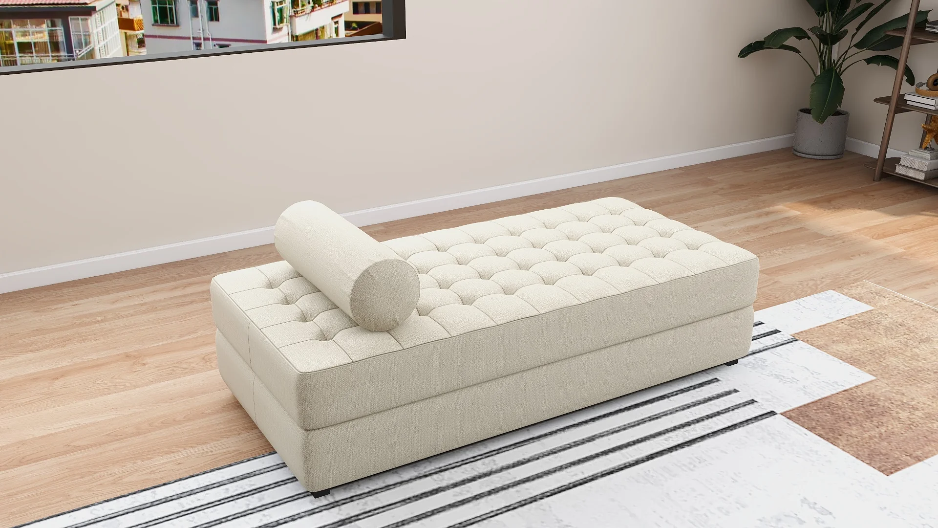 JULIET Bench Fabric Sofa - Image 4