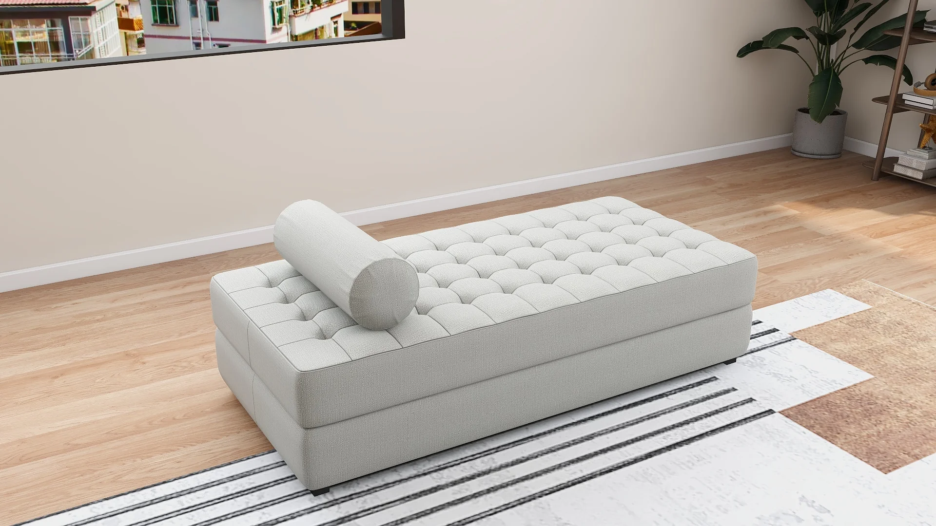 JULIET Bench Fabric Sofa - Image 6