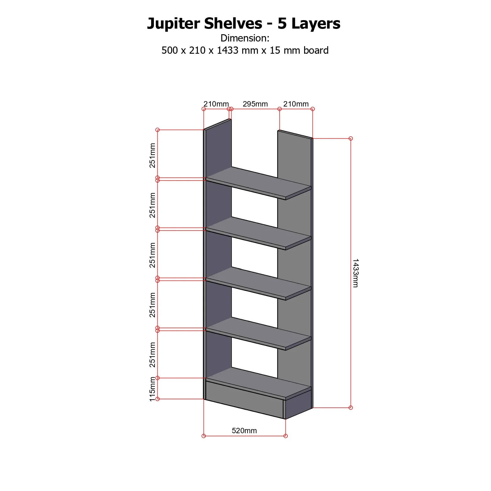 Jupiter Display Shelf - Image 3