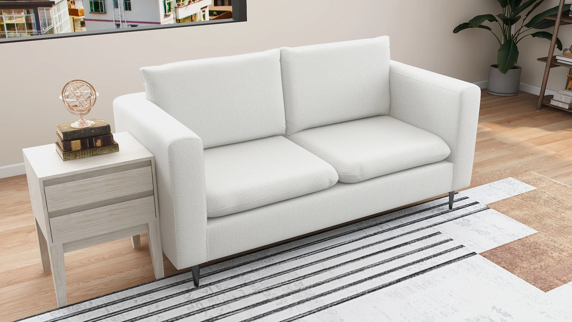 La Mer 3-Seater Fabric Sofa - Image 7