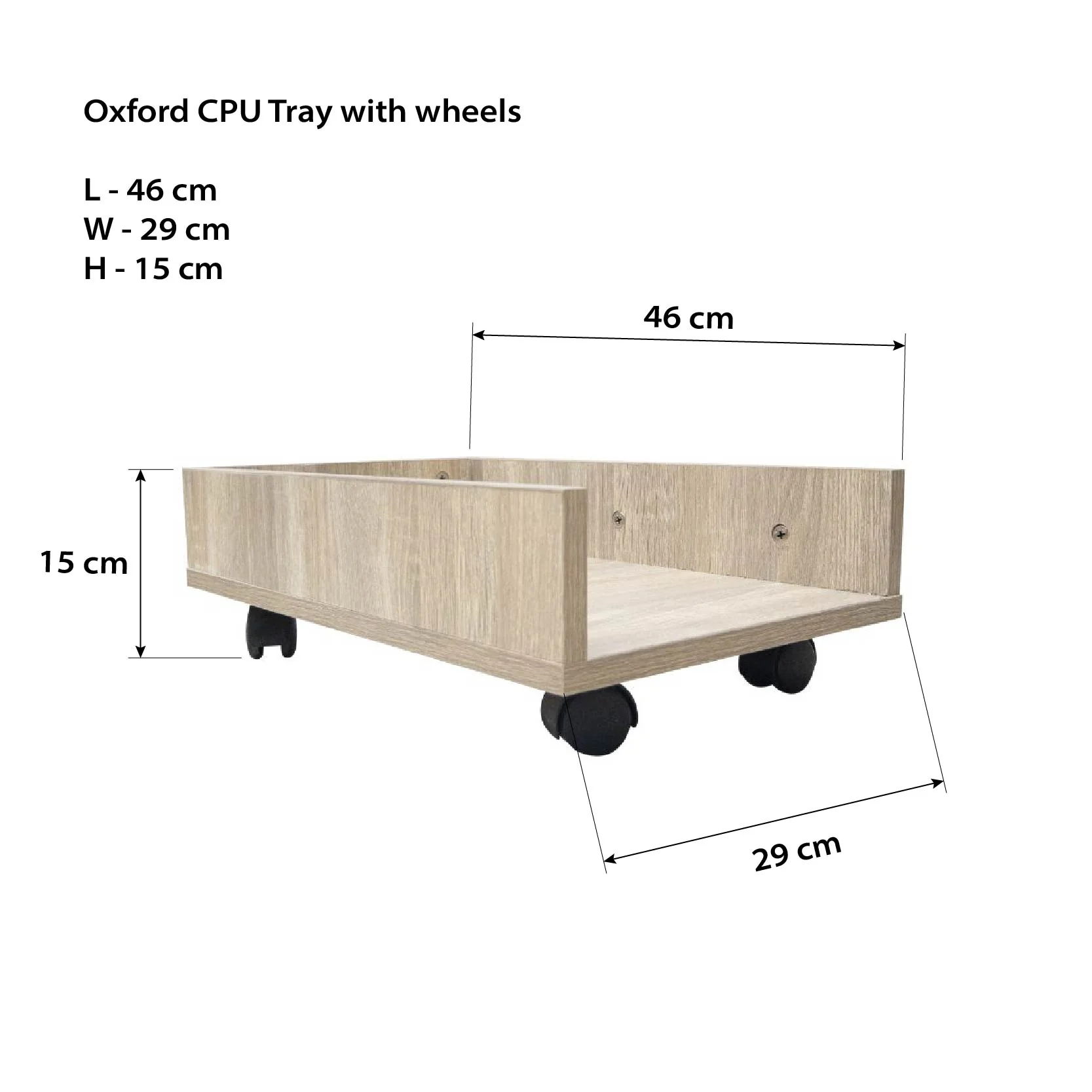 OXFORD CPU Tray with wheels - Image 10