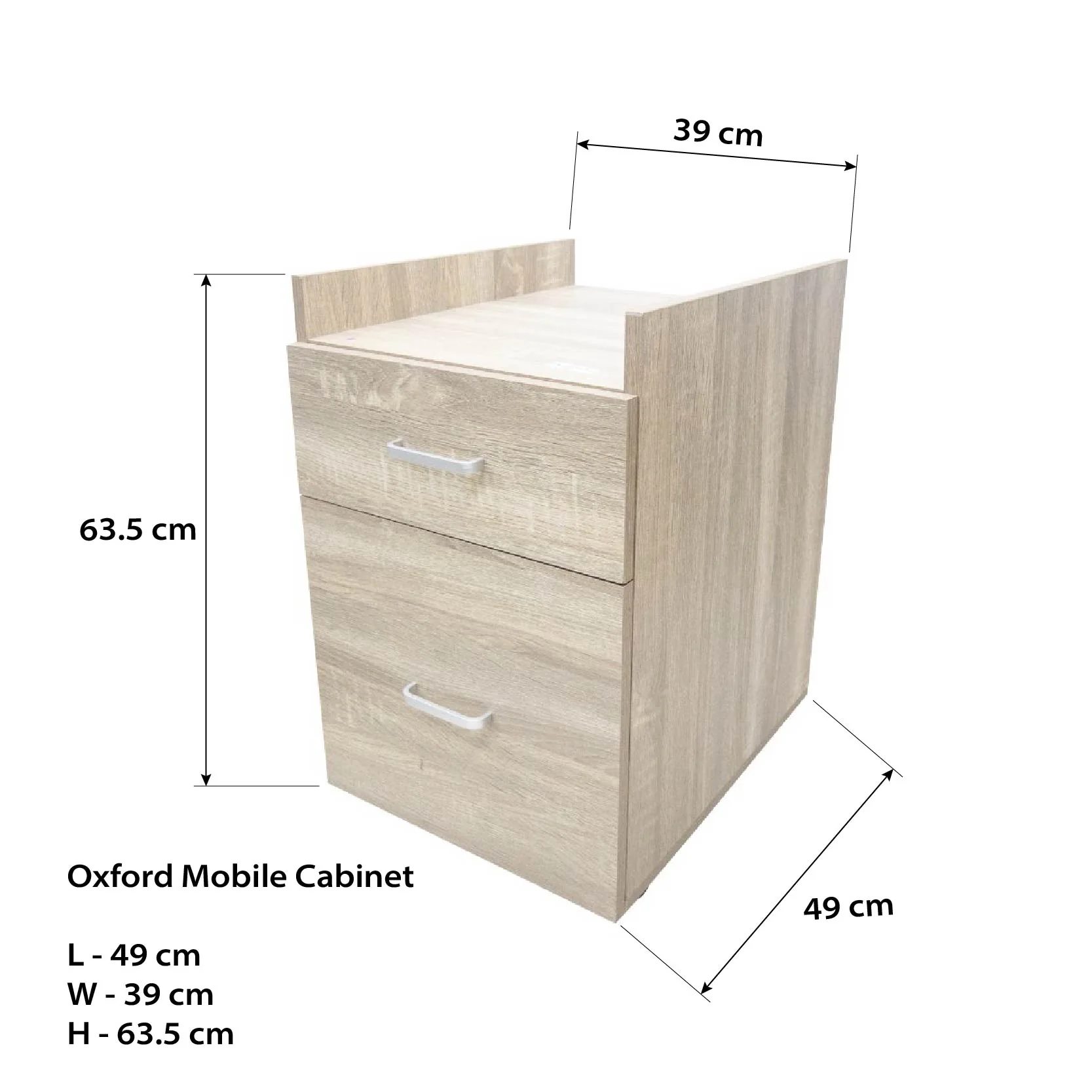 Oxford Mobile Cabinet - Image 8