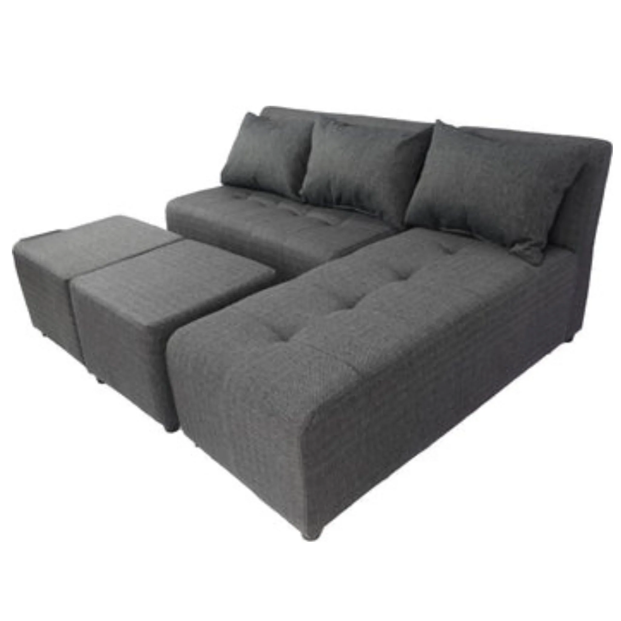 Rhea L-shape Fabric Sofa - Image 4