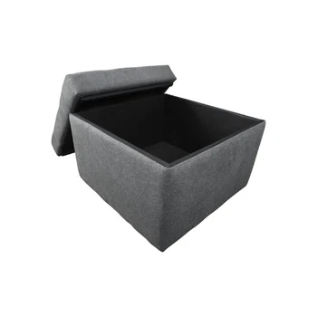 RONNA Fabric Storage Ottoman - Image 3