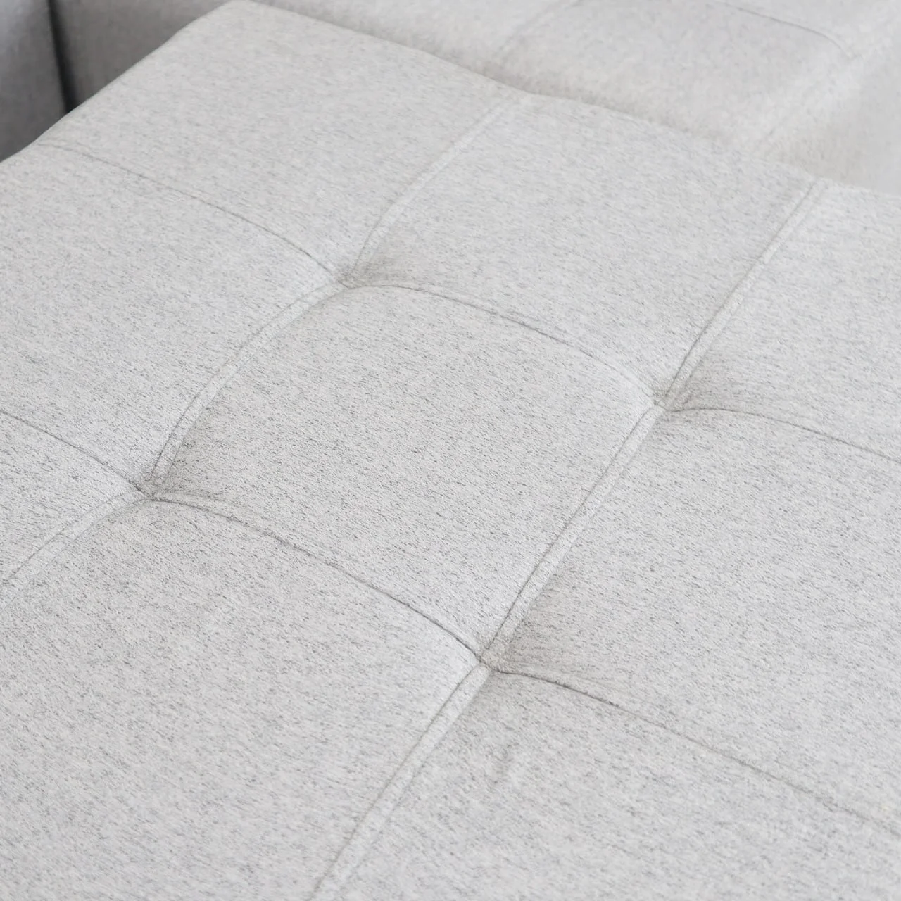 Ronna L-Shape Fabric Sofa with Storage Ottoman - Image 10