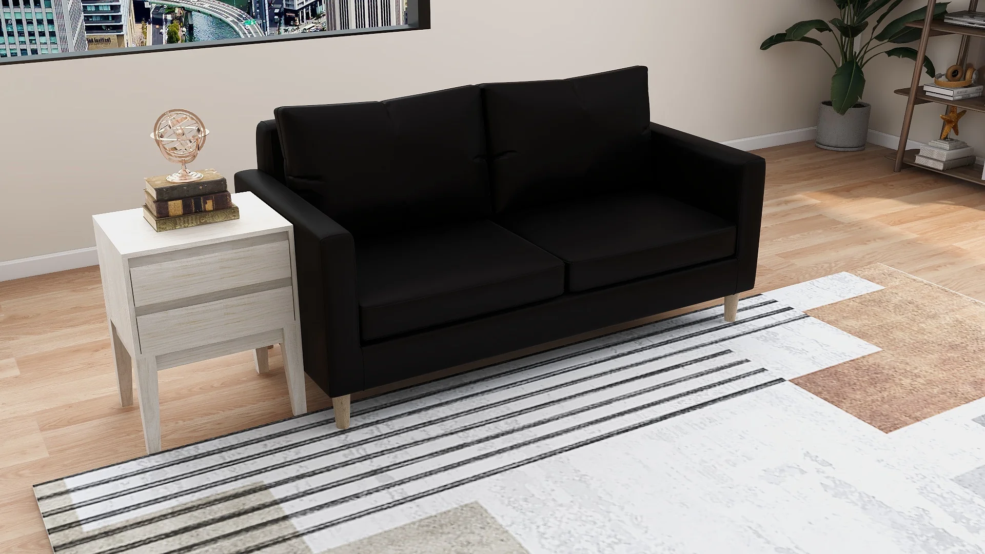 Sander 2-Seater Leather Sofa - Image 7