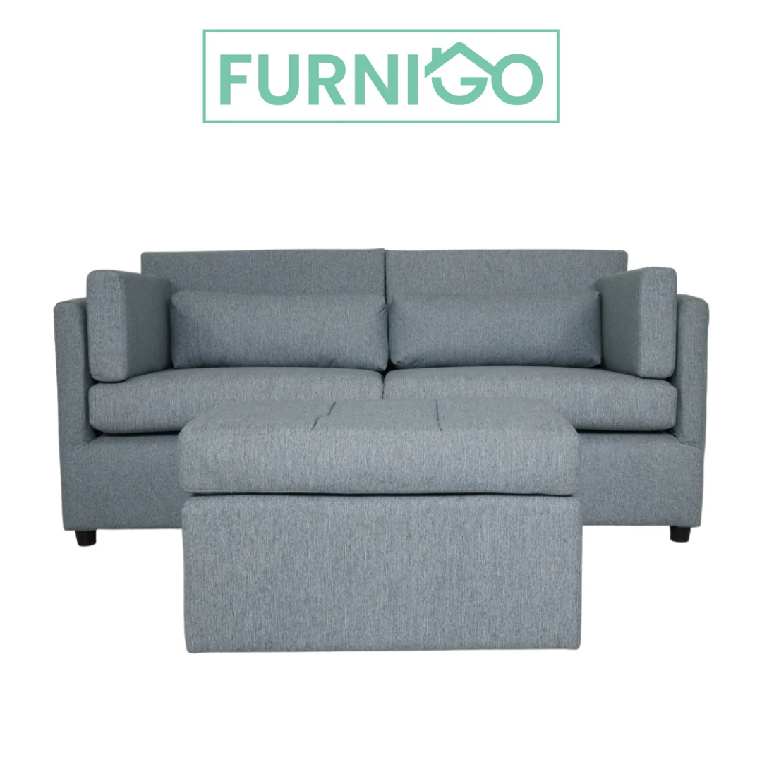 Suzanne 3-Seater Fabric Sofa - Image 8