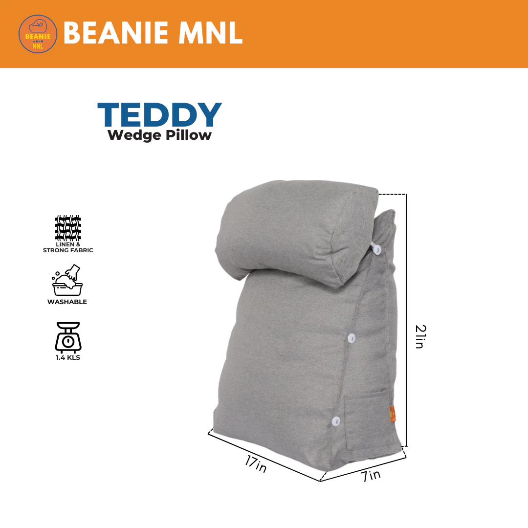Beanie MNL - Teddy Wedge Pillow - Image 9