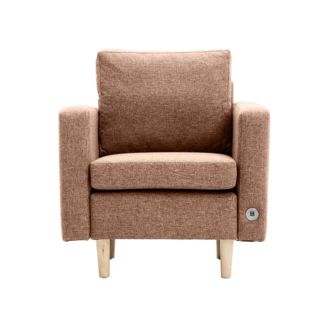 Tinker - Cocoon Series 1-Seater Fabric Sofa - Image 3