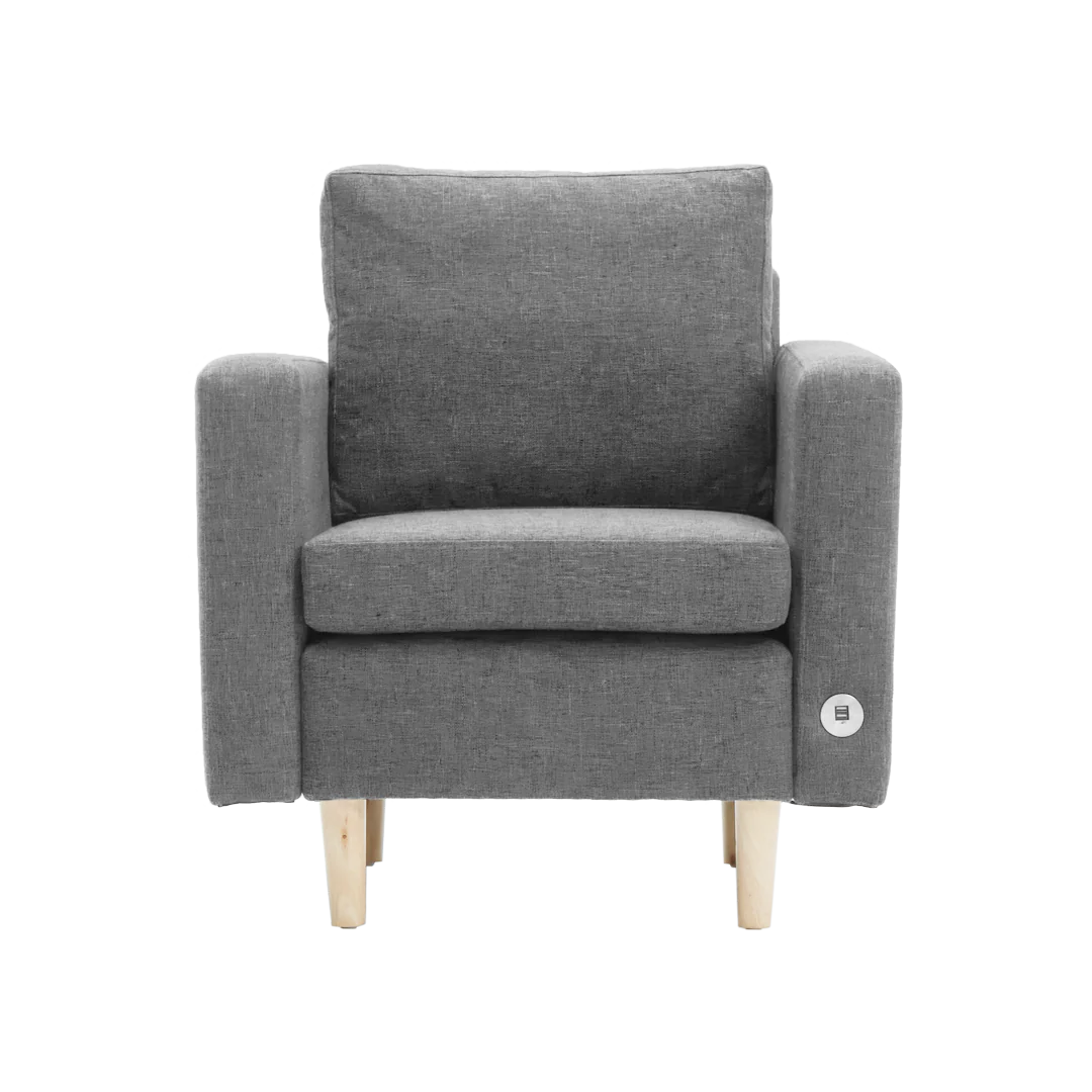 Tinker - Cocoon Series 1-Seater Fabric Sofa - Image 4