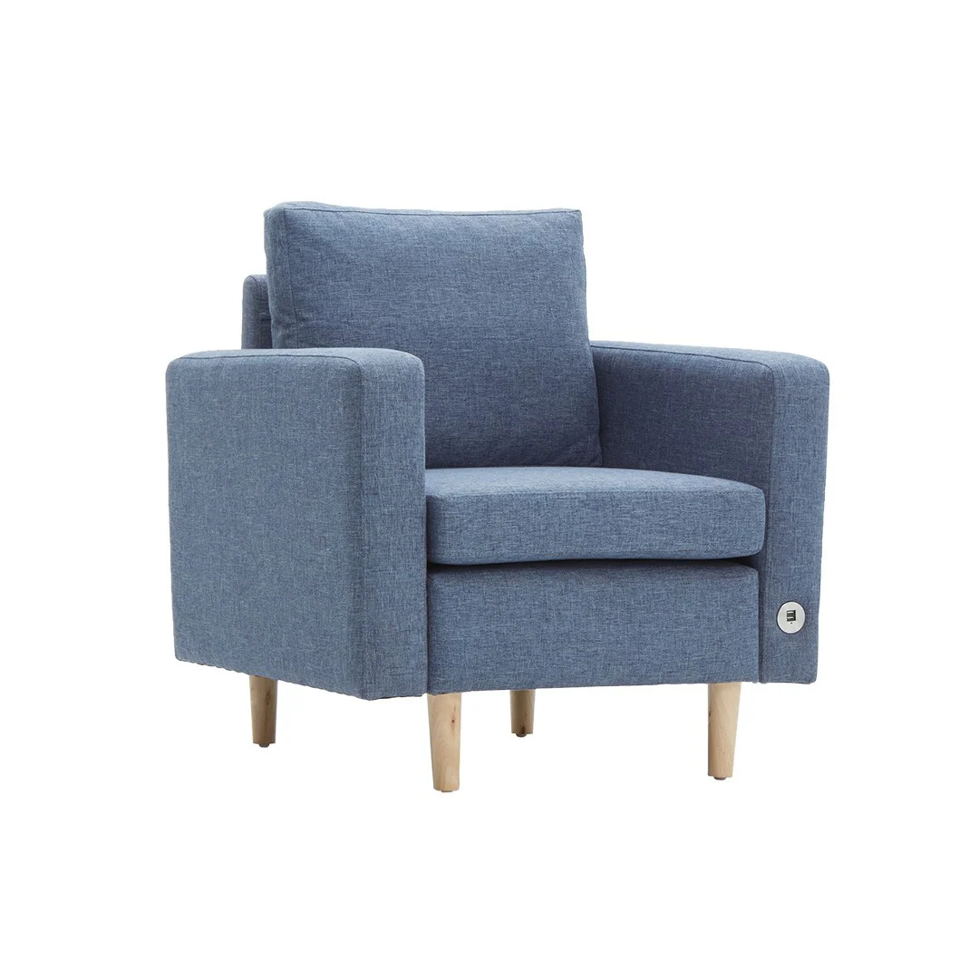 Tinker - Cocoon Series 1-Seater Fabric Sofa - Image 5