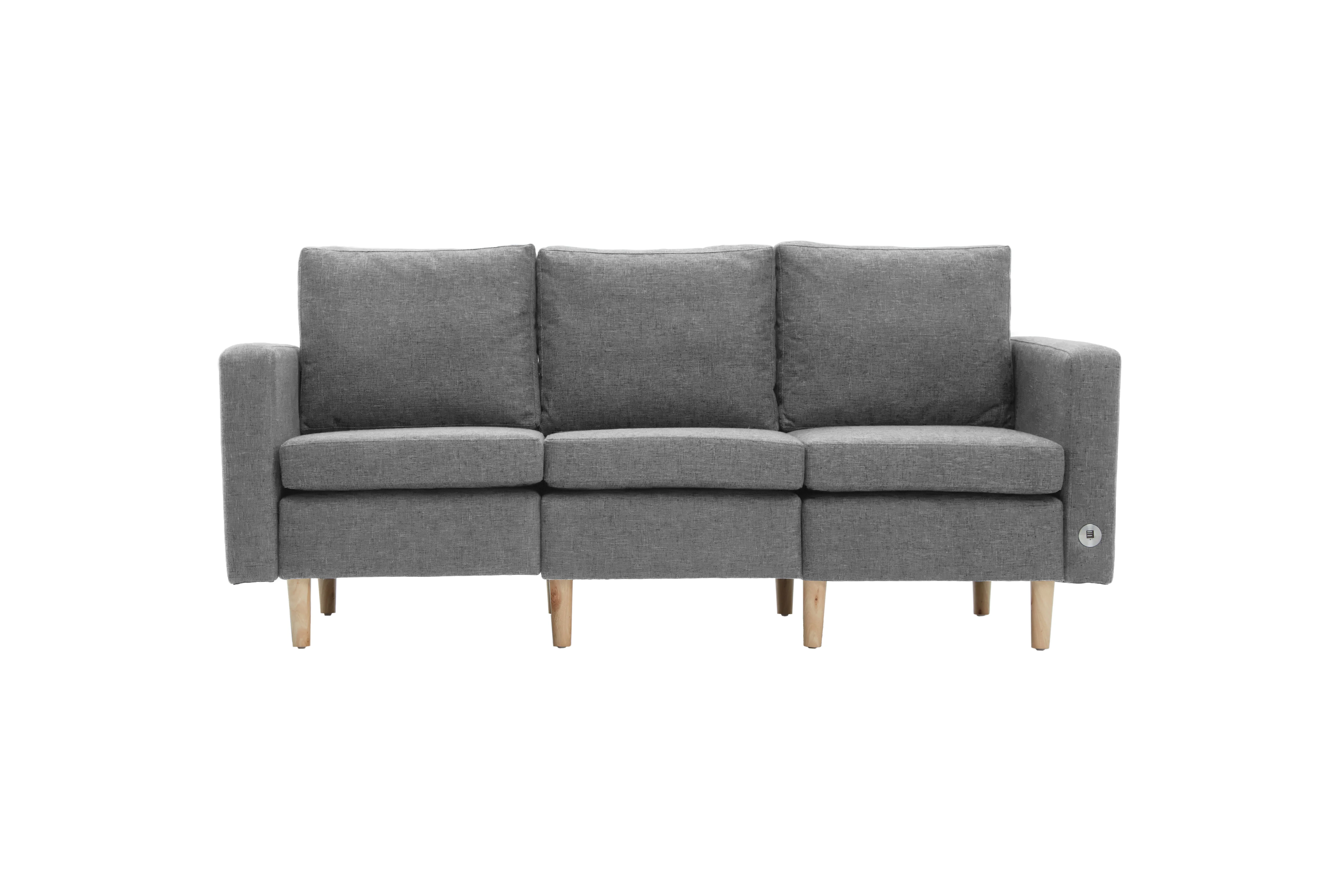 Tinker - Cocoon Series 3-Seater Fabric Sofa - Image 6