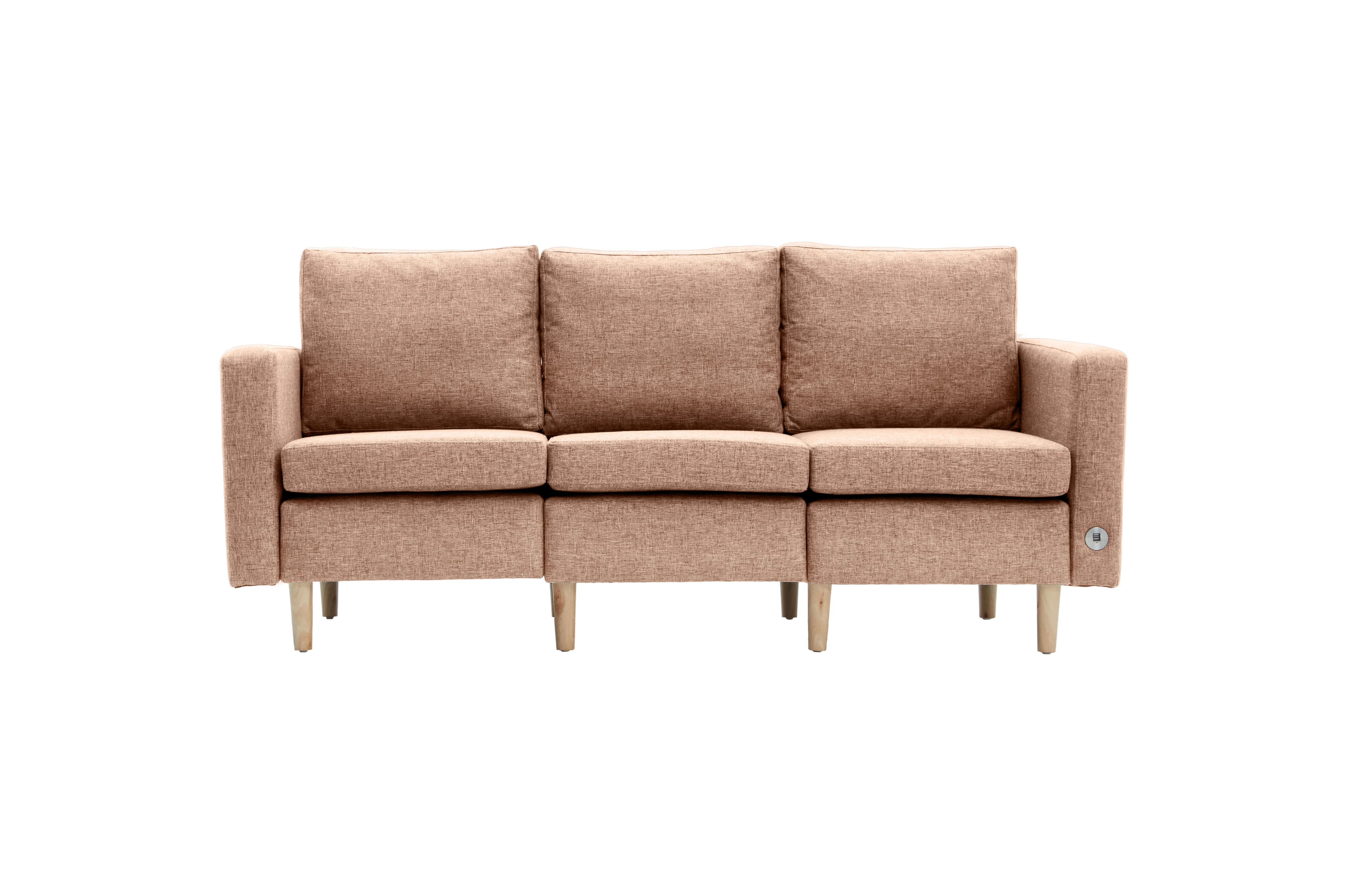 Tinker - Cocoon Series 3-Seater Fabric Sofa - Image 7