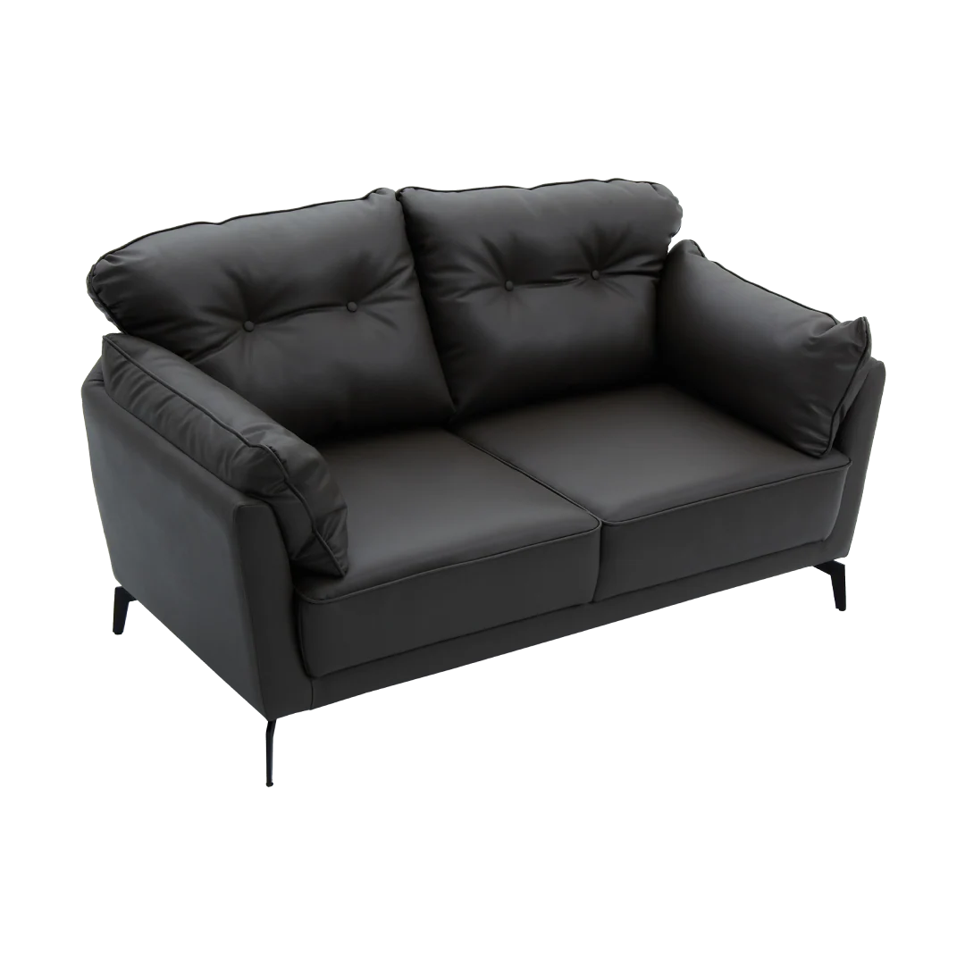 Willy 2-Seater Leather Sofa - Image 3