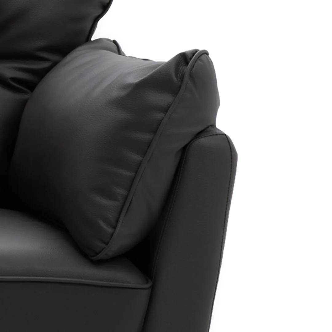 Willy 2-Seater Leather Sofa - Image 4