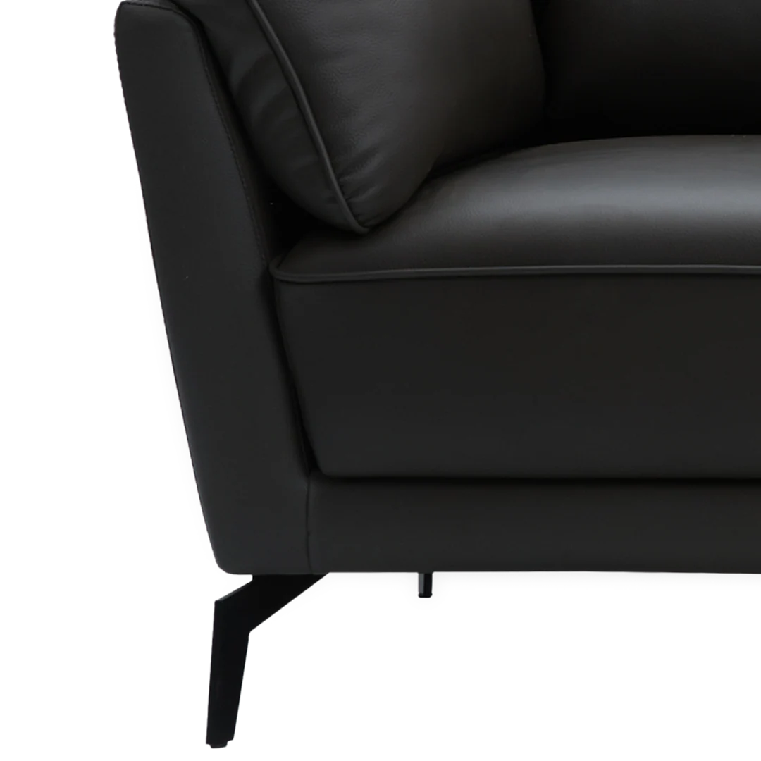 Willy 2-Seater Leather Sofa - Image 6